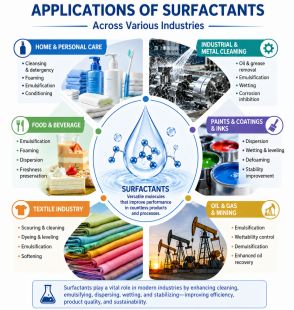 Industrial Applications of Surfactants