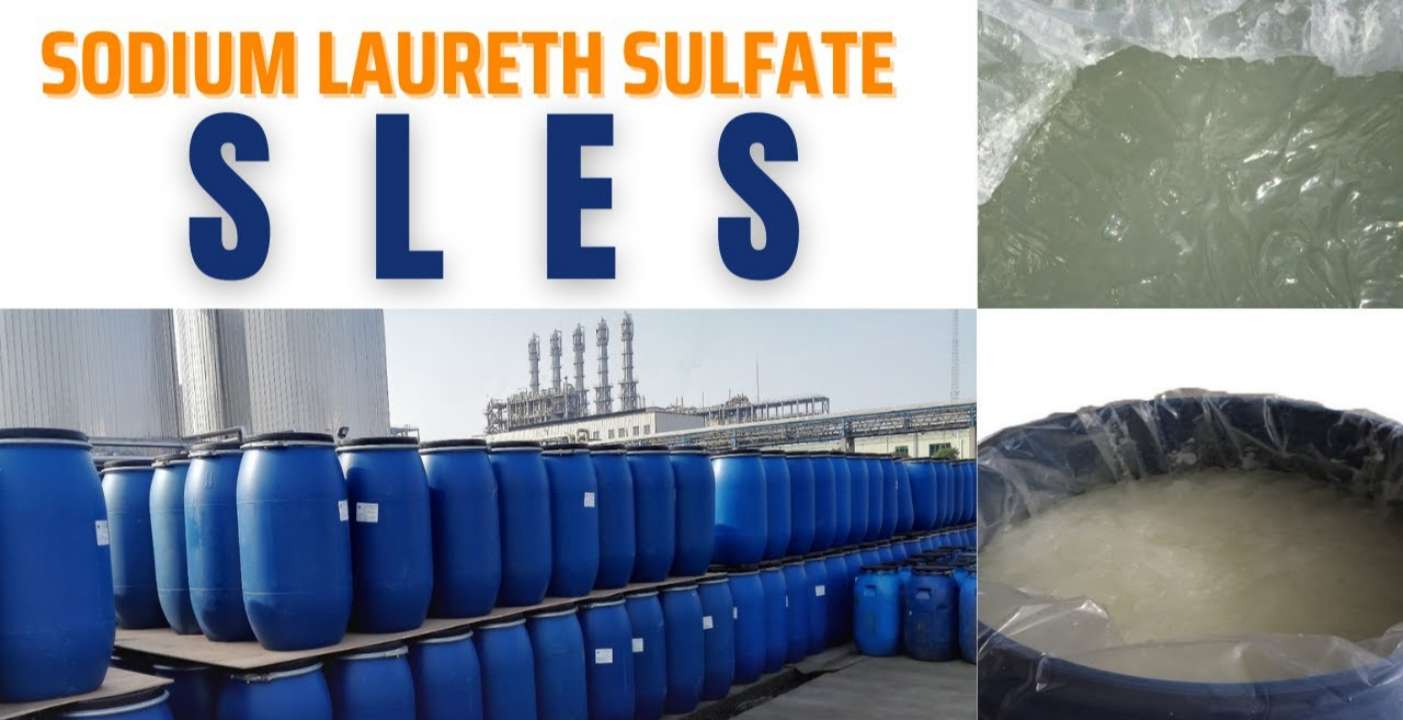 SLES 70% Drum Packaging and Chemical Quality Testing