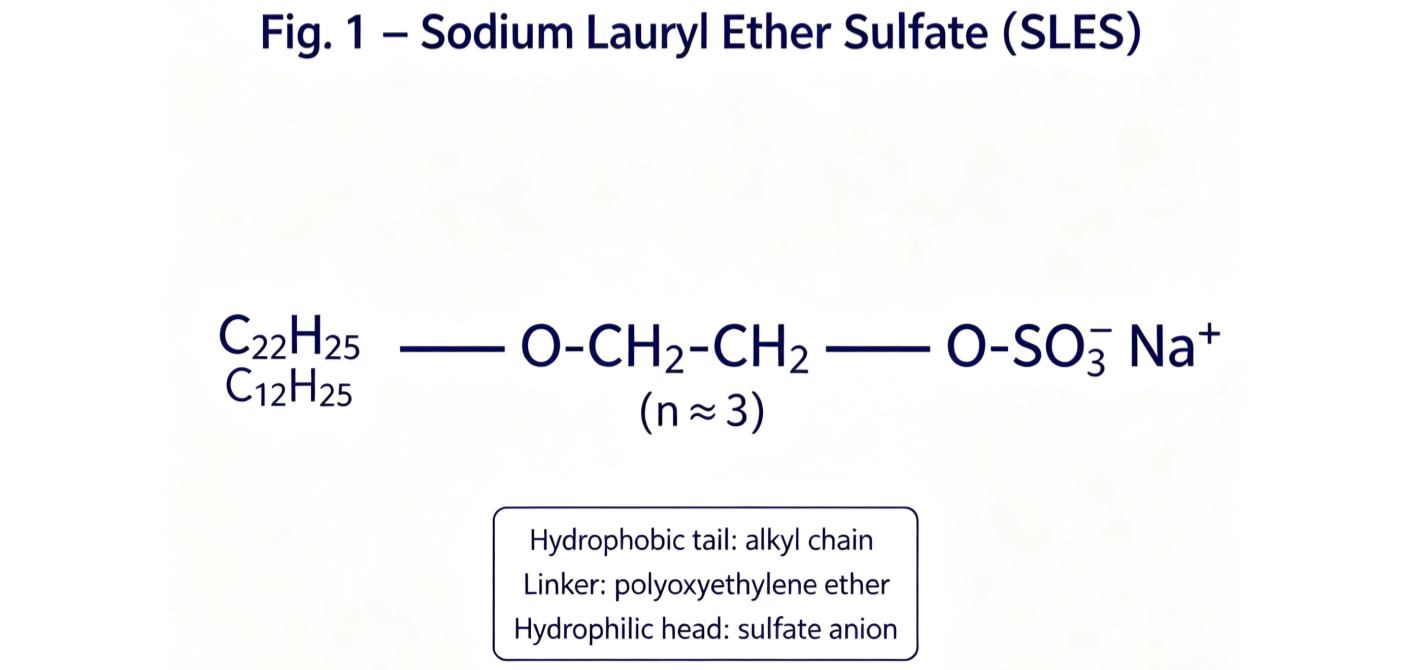 sodium lauryl ether sulfate n70 paste anionic surfactant